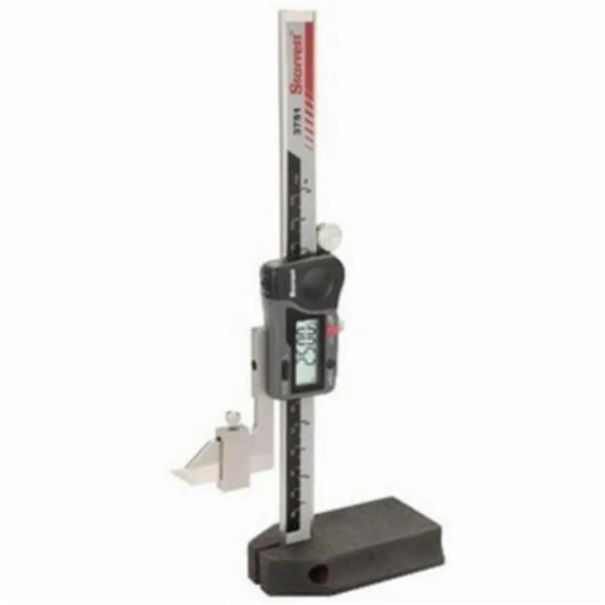 Starrett 3751AZ-6-150 Electronic Height Gage - Solid Metal, Stainless Steel Electronic Tool for Height Measurement, LCD Screen, ±0.001" Accuracy, Fine Thumb Roll, 0-6 in. Global 3751 Design, Batteries Included, 0 To 6 In, Accuracy ±0.001"