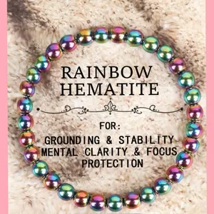 Rainbow Hematite Bracelet