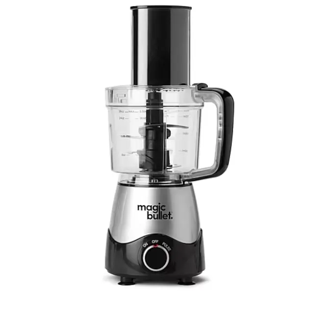 Magic Bullet Kitchen Express Food Processor and Blender, Mini Food Chopper, Personal Blender, Smoothie Maker, Compact Kitchen Appliance, Food Prep Tool