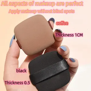 Air cushion powder puff chocolate sponge bamboo charcoal dry wet dual-use biscuit powder puff cotton soft don't eat powder liquid foundation beauty makeup egg