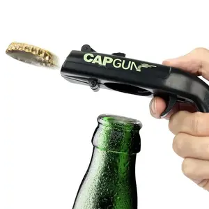 Creative Launcher Bottle Opener TikTok Viral Beer Flipper Opener Fun Unique Ejection ABS Stainless Steel Black Red Silver Compact Portable