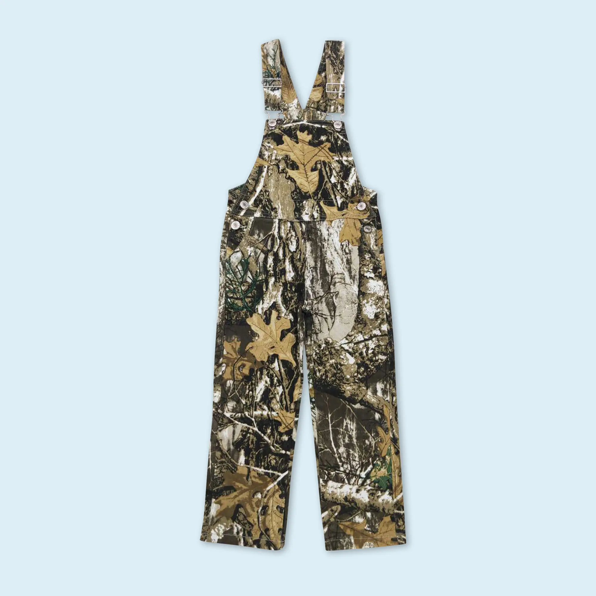 Hunting season kids boy camouflage jeans overall