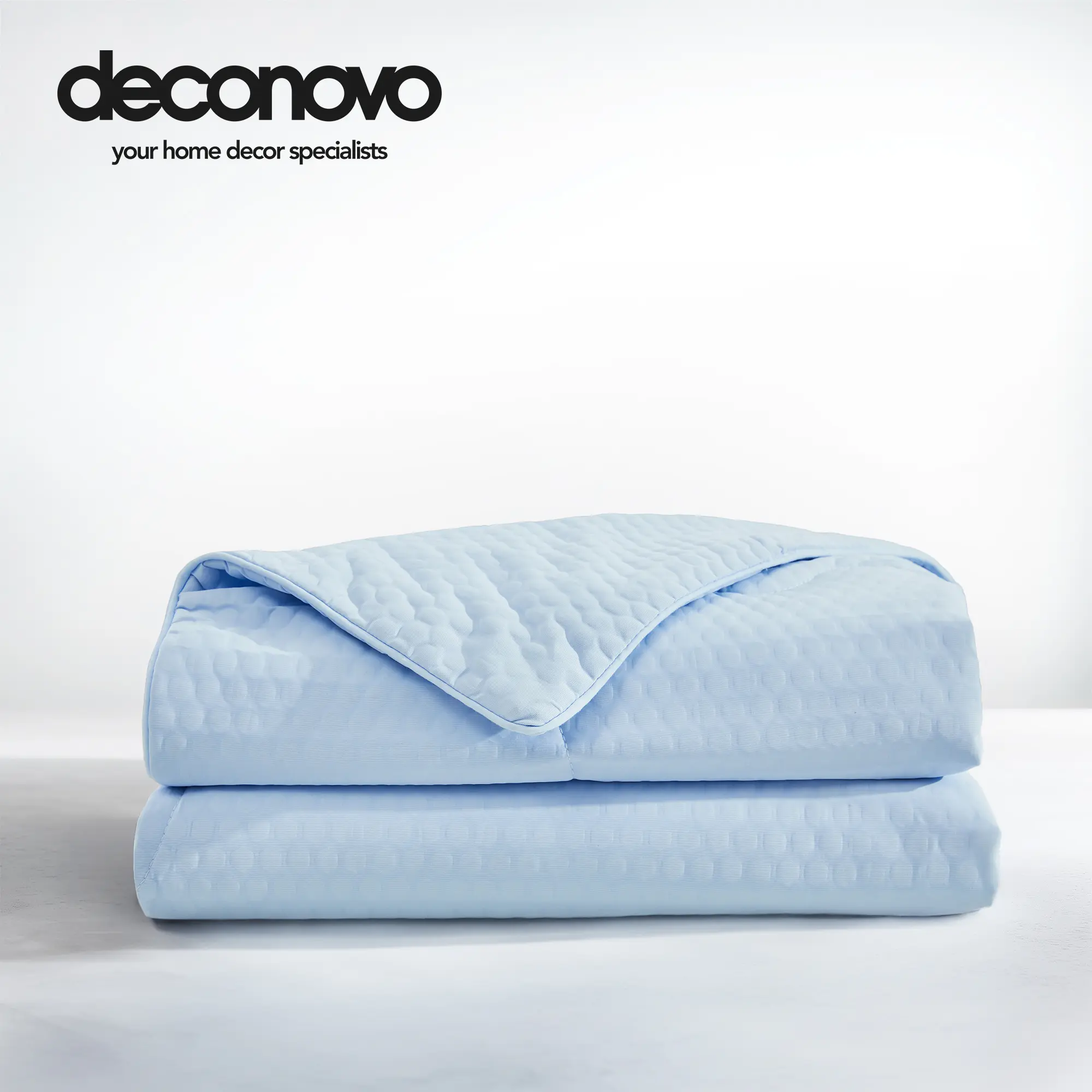 Deconovo PCM Cooling Comforter - All Seasons Quilt, Breathable Quilt, Lightweight Breathable Bedding, Skin-Friendly, 5°C Below Body Temp Advanced Temp Control, Soft, Machine Washable Bedding, Ideal for Hot Sleepers