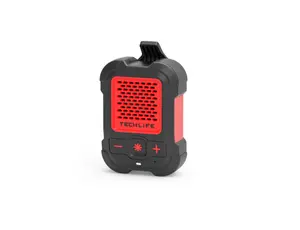 Tech-Life Beatclip Portable Mini Bluetooth Speaker – Magnetic, Clip-On, Waterproof, Hands-Free Calls