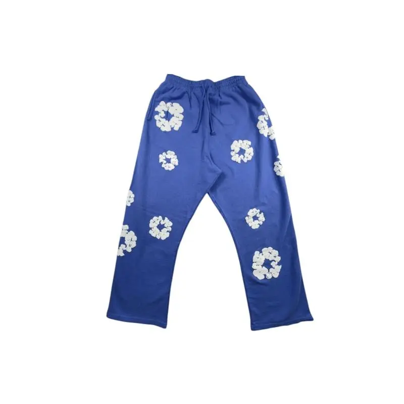 Denim Tears Men's Cotton Wreath Baggy Sweatpants Blue, from StockX