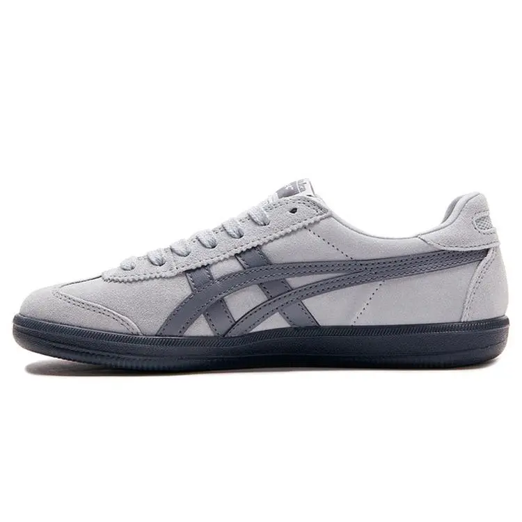 Men's Onitsuka Tiger Tokuten Grey Casual Trainer, Closed-Toe Sneaker, Comfortable Footwear, Walking Shoes (Style 1183A907-021)