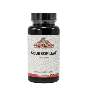 Soursop Leaf Guanabana Capsules - 90 Count High in Vitamin C for Immune Health & Circulation Support - Healthcare
