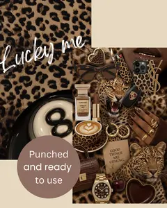 Agenda Planner Dashboard Inserts or Cover Set A5 A6 A7 Animal Print