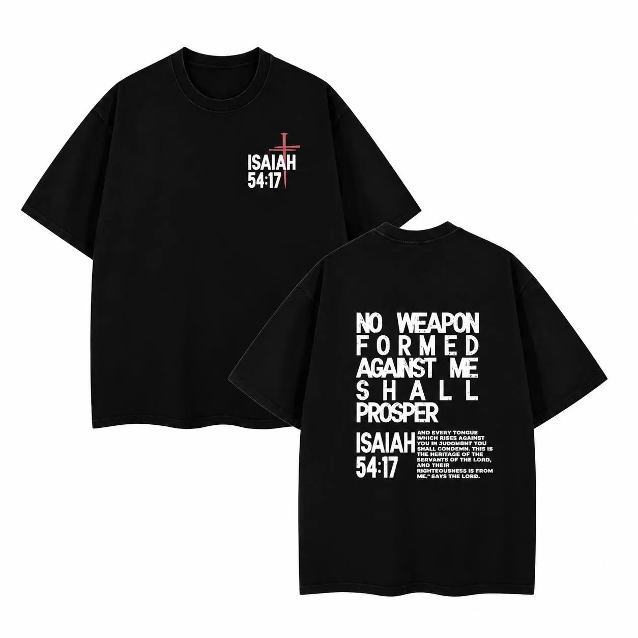Menswear Unisex Oversized Cotton Distressed Round Neck Short-Sleeved T-Shirt - Relaxed Fit, Christian Jesus Art Print, Suitable for Valentine's Day, Easter, Street & Casual Versatile Wear