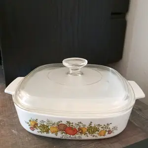 Corning Ware L'Echalote A-B-B Casserole Dish with Lid - Rare Stamp - Valuable for Range, Oven, Microwave - Cookware Pots