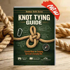 Practical Knots Handbook Series, Portable Guide Tutorial for Daily, Outdoor, Emergency Use, Learn Reliable Knots, Lightweight, Easy to Carry, Enhance Survival Skills