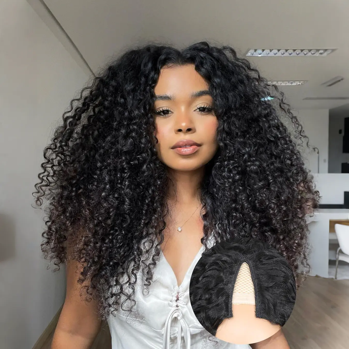 Tahikie V Part Curly Wig Straight Wig FB30 Highlight Wig Real Brazilian Human Hair Upgrade U Part Wig NO Leave Out Real Scalp Beginner Friendly 180% Density Glueless Wigs No Sew In NO Glue For Women #TikTokShopHolidayHau #SummerVibes#tiktokshopmemorialday