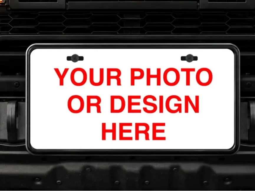 Novelty Personalized License Plate for Car | Custom Front Bumper Vanity Plate
