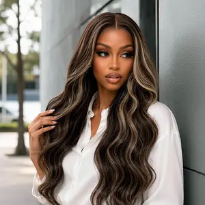 [New Arrival]Frodio Veralux™ Blend Human Hair Loose wave Wig 9x6 Lace Brown Blonde Highlight | Wear & Go Glueless wigs Beginner Friendly