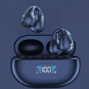 Easter Gifts Sunday Weekend 2026 ear clip headphones, With LED power screen display,bluetooth noise cancellation, HD call, enjoy the comfort, no obstacles to sports, Intelligent noise reduction blocks background noise. Open-ear comfort for all-day wear.