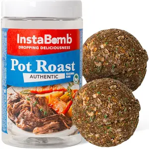 InstaBomb Pot Roast Meal Bombs - 2 Bombs Per Jar, Feeds 12 People