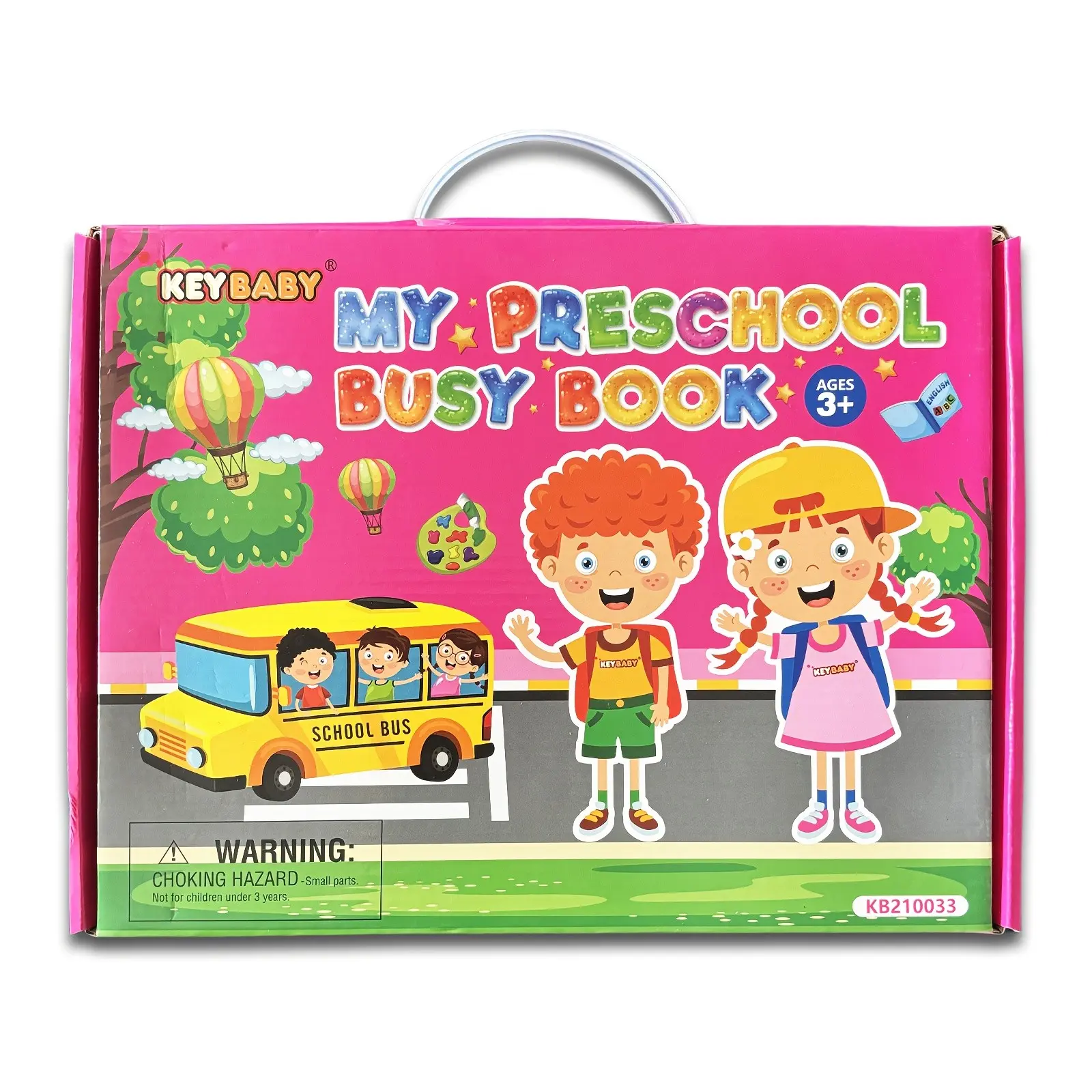 Teeny Baby Gift Box English Learning Quiet Book, Preschool Activity Book, Sensory Toy, Kindergarten Educational Toy, Enhances Cognitive Skills, Boosts Parent-Child Interaction