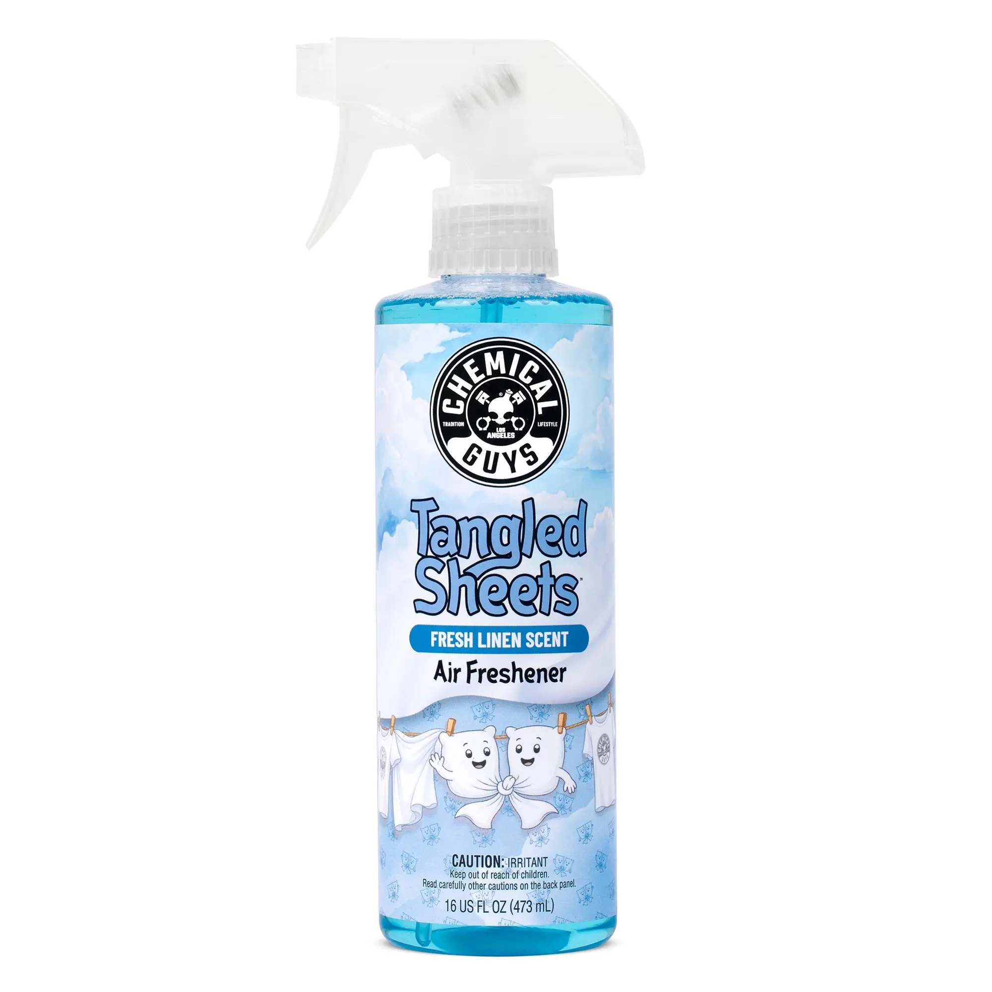 Chemical Guys Tangled Sheets Fresh Linen Scent Car Air Freshener Spray, Fragranced Automotive Interior Aroma Scented Accessory, Clean Aroma, Car Interior Accessories, Scented Car Fragrance