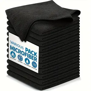 12pcs Car Cleaning Towel Set, Super Soft, Quick Dry, Absorbent, Multi-Functional Car Wash Cloth, Durable Auto Detailing Supplies, Car Wash Microfiber Towel