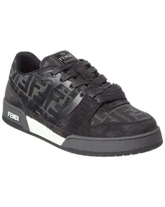 FENDI Match FF & Suede Sneaker