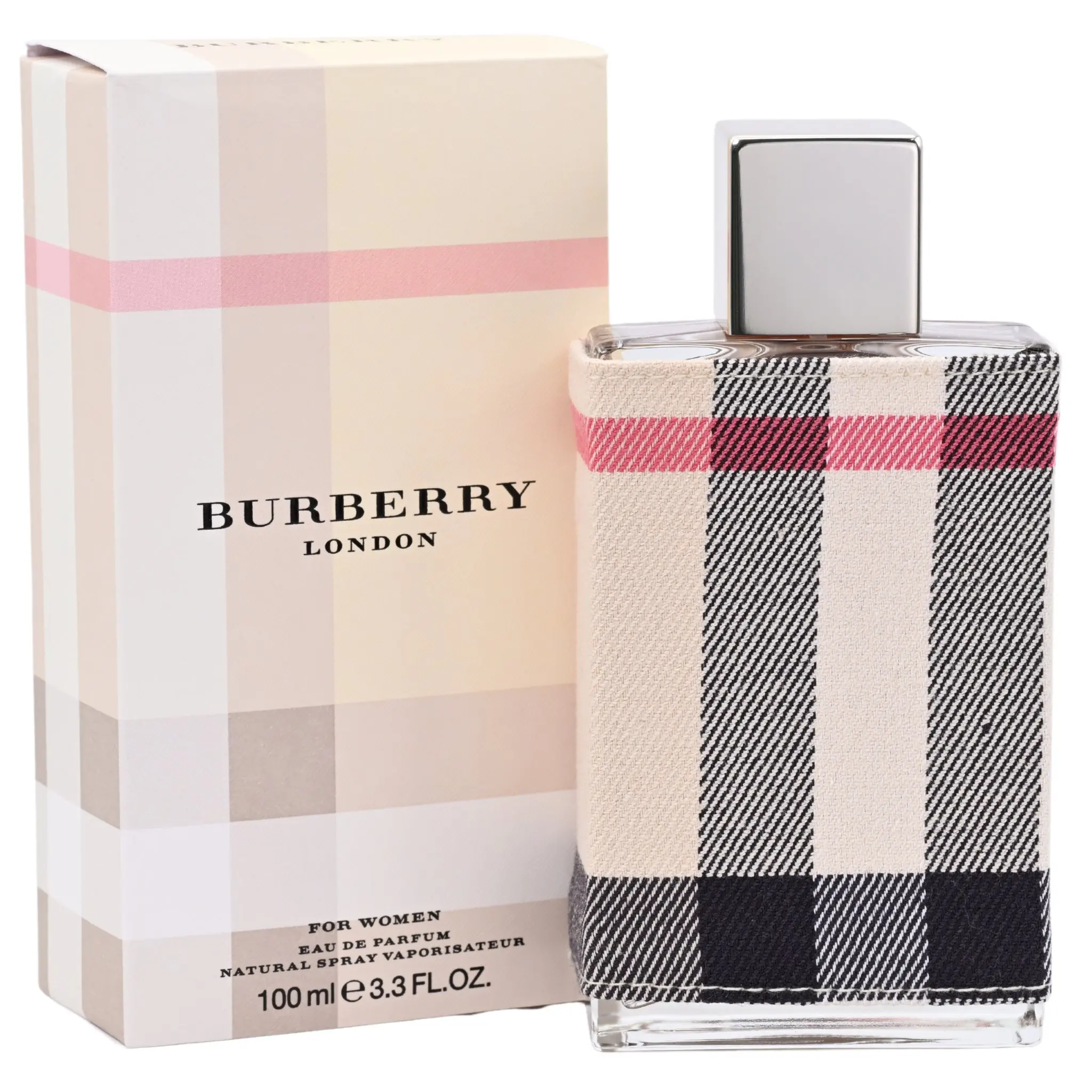 Burberry London Fabric Floral EDP for Women - Full-Size Floral Oriental Daily Wear Fragrance with Fresh Rose, Jasmine-Citrus Scent, 3.3oz/3.4oz, New In Box, Citrus Floral Scent