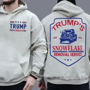 Trump Snowflake Removal Hoodie – Retro Red, White, and Blue Style