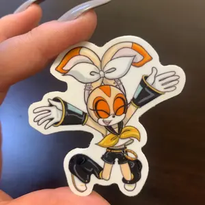 “Kagamine Cream” decorative glossy vinyl sticker