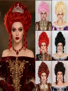 Women's Short Wavy Curly Wig, Big Bouffant Beehive Style for 70s & 80s Costumes, Perfect for Halloween & Vintage Cosplay Parties