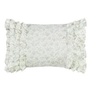 Laura Ashley Harper Sage 14" X 20" Breakfast Pillow