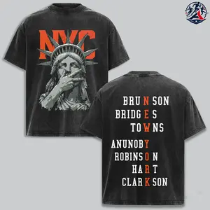 NewYork 2 side Graphic T-Shirt Sweatshirt Hoodie, Basketball Fans Apparel, Knicks Basketball Style Shirt, Basketball Streetwear, Orange Letter Graphic, Vintage Concert Game Day Gift For Fans, Unisex Top, Vibes