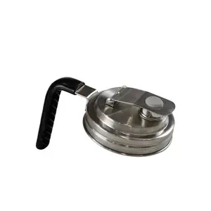Stainless Steel Wide Mouth Mason Jar Replacement Lid, Flip Pour Design, Airtight Seal Leak Proof, Fits Mason Jars Only, Portable