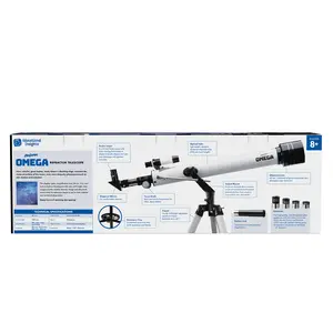 Educational Insights  GeoSafari Omega Refractor Telescope, Telescope for Kids & Adults, Supports STEM Learning, Gift For Boys & Girls, Ages 8+