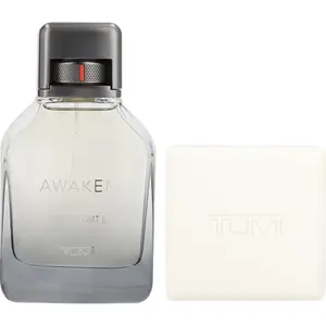 Tumi Awaken Set- Eau De Parfum Spray 3.4 Oz & Bar Soap 5.3 Oz For Men