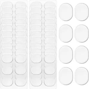 Yeshone 60 Pieces Drum Dampeners Gel Pads Silicone Soft Moon Gels for Drums Cymbals Tone Control Accessories