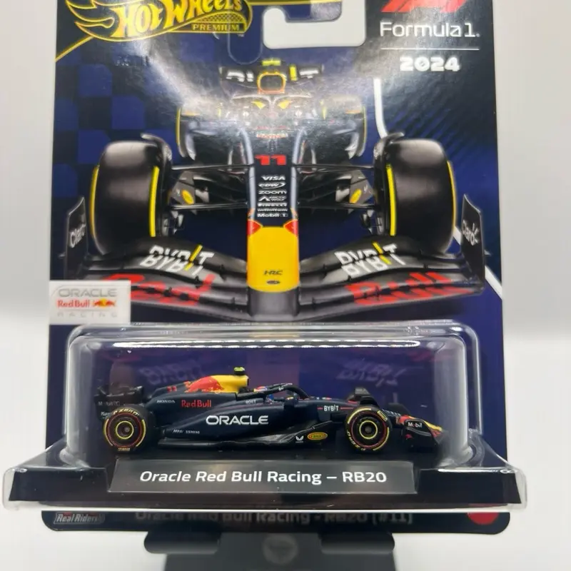 Hot Wheels 1:64 Premium Formula 1 2024 Oracle Red Bull Racing RB20 Diecast Car Collectible Model
