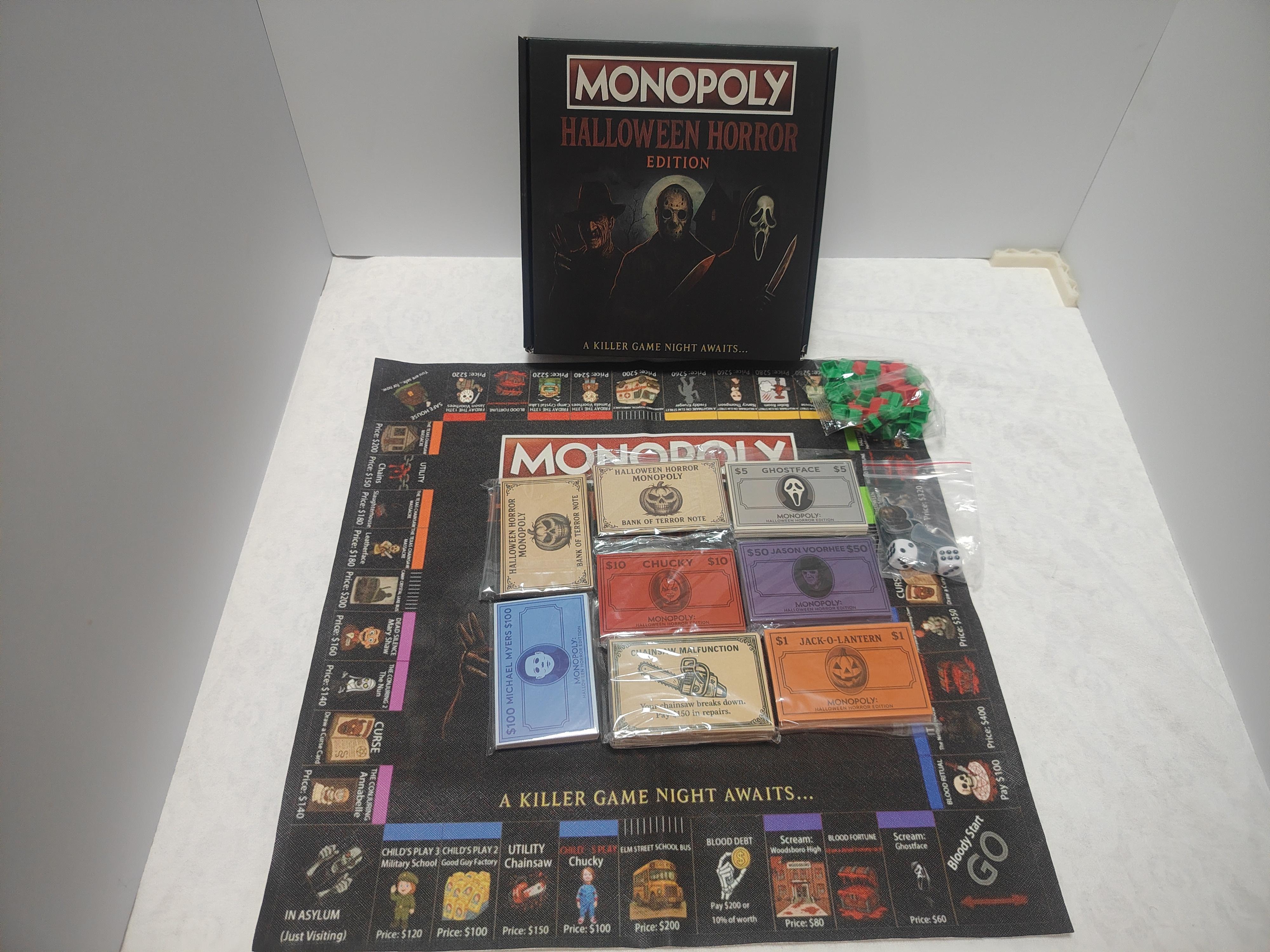 Monopoly Halloween Horror & Ozzy Limited Edition Board Game – Collector’s Edition Family Party Game, Dark Theme Strategy Game for Adults & Teens