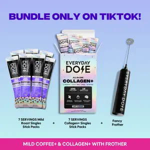 Collagen+ 7Ct Box + 7 Mild Stick Packs + Frother