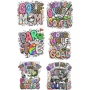 GOLF (2) PREMADE GANGSHEET - 22X36 DTF TRANSFERS - DIRECT TO FILM