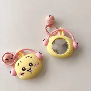 Cute Cartoon Design Keychain for AirTag, Anti-lost Protective Case with Key Ring, Fashionable Wearable Accessories for Women & Girls