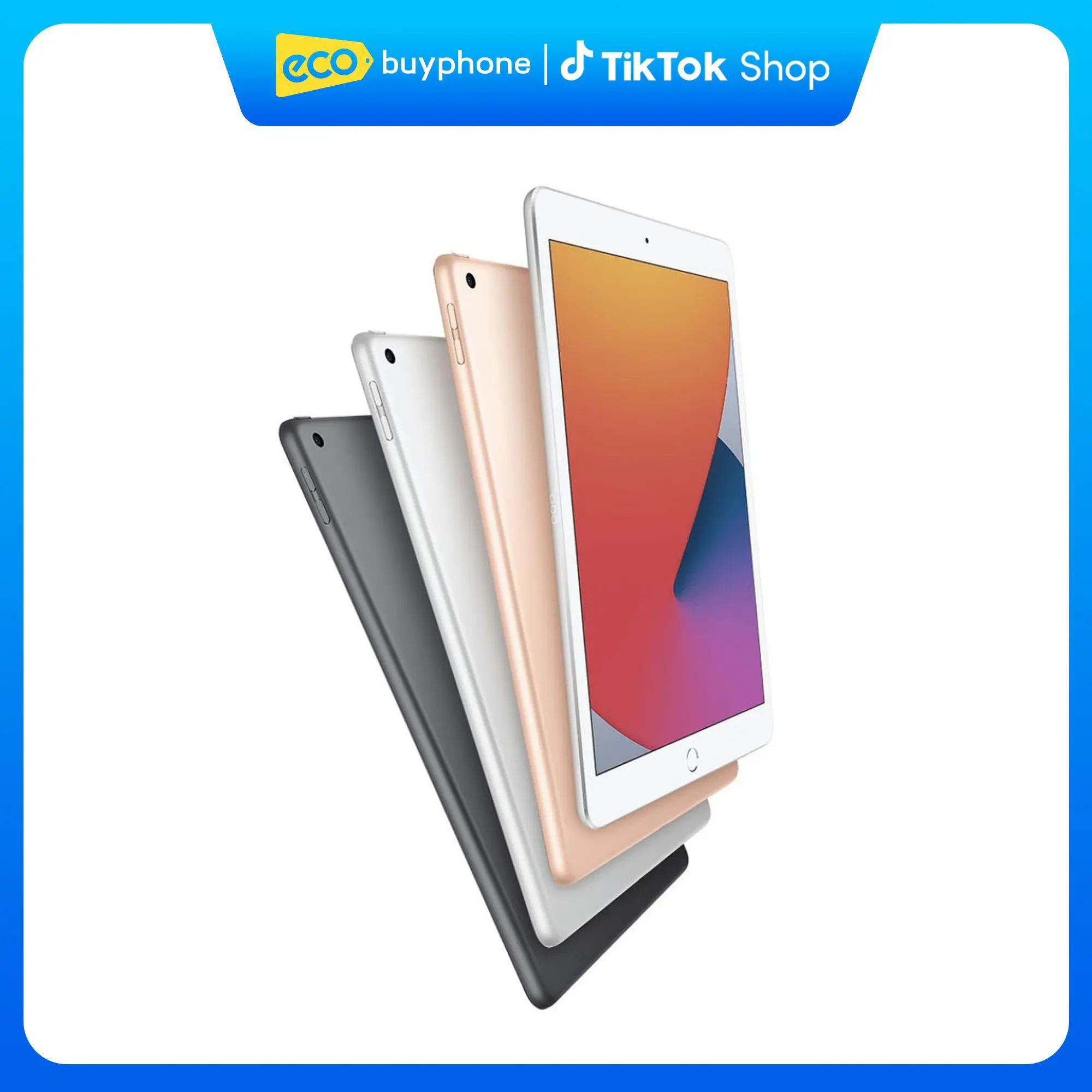 Refurbished Apple iPad 8th Gen Tablets WiFi + Cellular - A2270 Version- Unlocked Excellent Condition