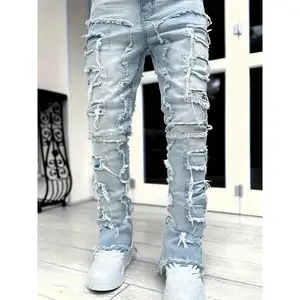 Boys and Children Street fashion Style Casual Washed Craft Jeans All Seasons