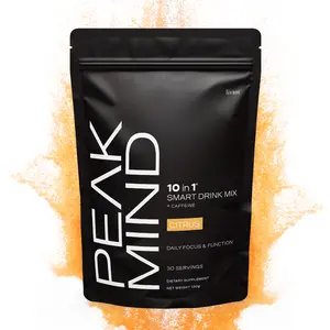 Livant PEAK MIND – 10-in-1 Nootropic Drink Mix – Supports Brain Health, Clarity, Memory, & Concentration, Helps Fight Mental Fatigue & Brain Fog – No Artificials, Natural Flavors (30 Servings)