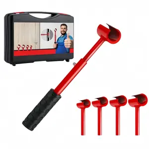 4-in-1 Hinge Clearance Adjustment Wrench Set, Heavy-Duty Hinge Repair Tool for Round Bolts, Residential & Commercial Door Hardware Maintenance