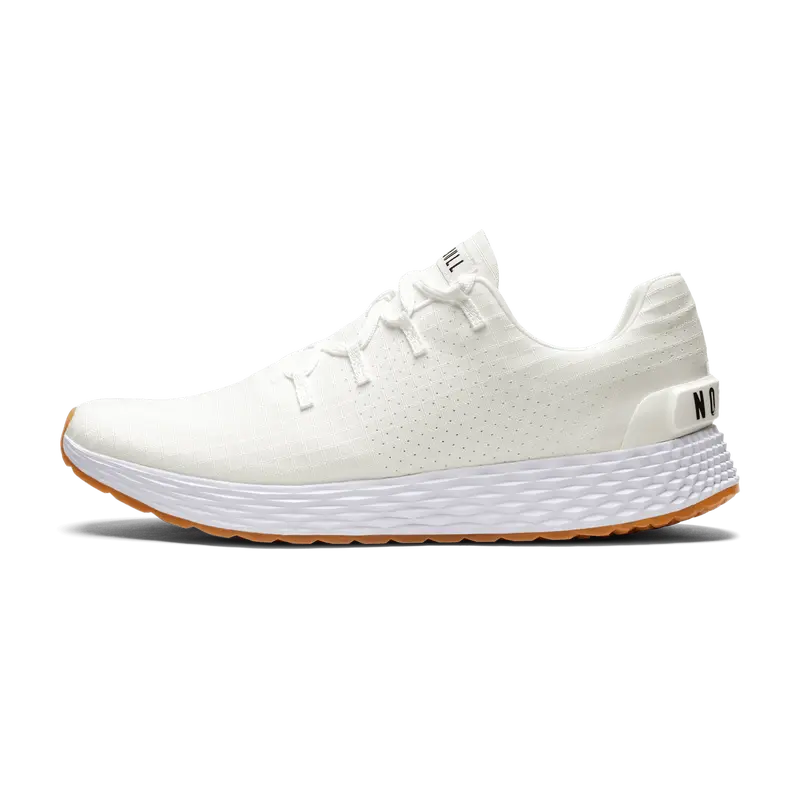 NOBULL Women's Allday 365 (Ripstop) Shoe in White Gum - Athletic Everyday Sneaker, Comfortable Walking Shoe, Versatile Trainer