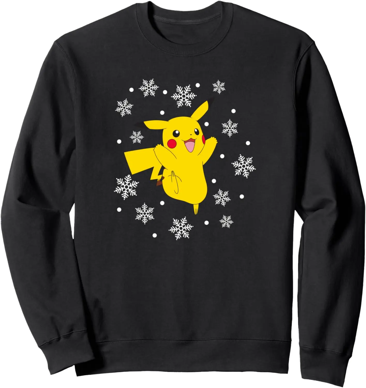 Pokemon Holiday Pikachu Snowflakes Sweatshirt KR