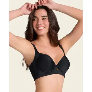 Leonisa High Profile Back Smoothing Bra with Soft Full Coverage Cups