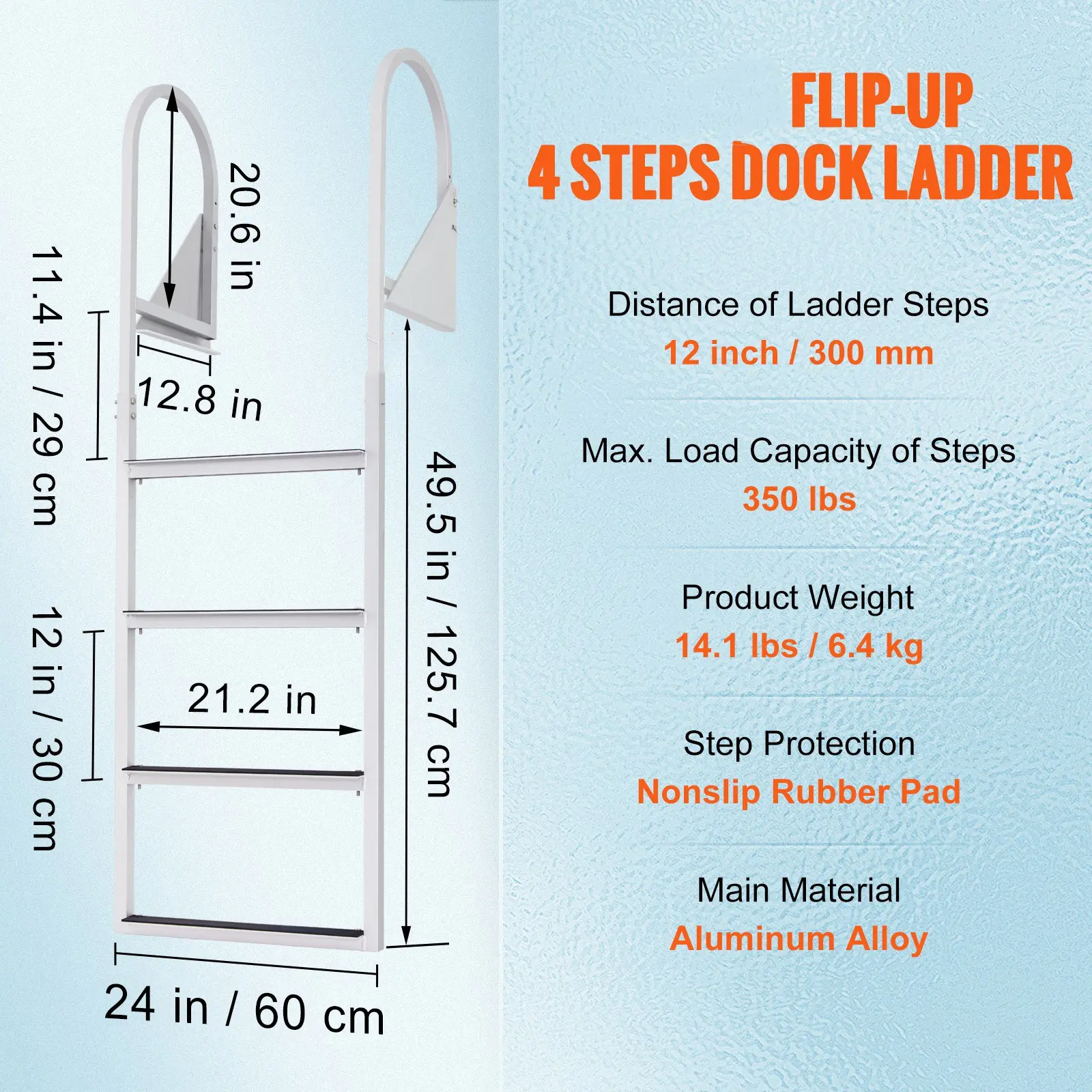 Flip Up - Straight - 4 Steps