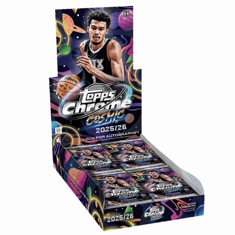 2025-26 Topps Chrome Cosmic Basketball Hobby Box - Collectible NBA Sports Trading Cards