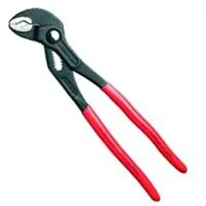 Knipex KNP8701-22 22-Inch Cobra Box Joint Adjustable Wrench Plier, Heavy Duty Hand Tool Hardware with Finger Guard, Pipe Grip, Plastic-Coated Handles, Self-Locking Feature for Fishing, Outdoor Recreation