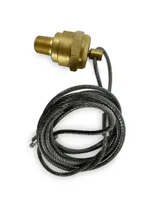 TORQUE Air Tank Drain Valve with 60" Cable Valve, Air Compressor Drain Valve (Replaces Haldex 12105) (TR12105) (1pc)